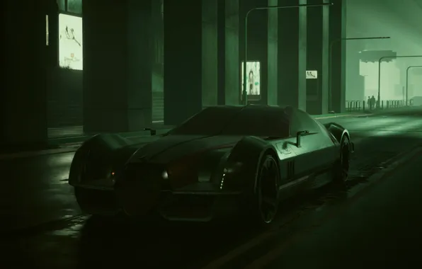 Car, Cyberpunk 2077, Night City, Rayfield Aerondight Guinevere