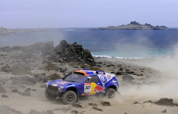 Побережье, Volkswagen, ралли, Touareg Race