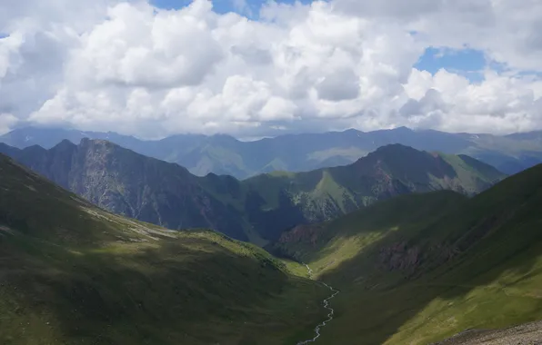 Пейзаж, горы, природа, landscape, nature, mountains, кавказ, caucasus