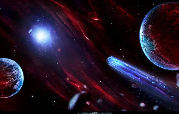 Stars, planets, in flesh and blood space