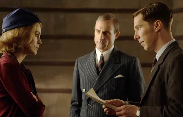 Бенедикт Камбербэтч, Benedict Cumberbatch, кадр из фильма, лист бумаги, 2014, The Imitation Game, Игра в …