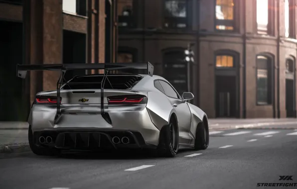 Авто, Город, Chevrolet, Машина, Серый, Camaro, Car, Auto
