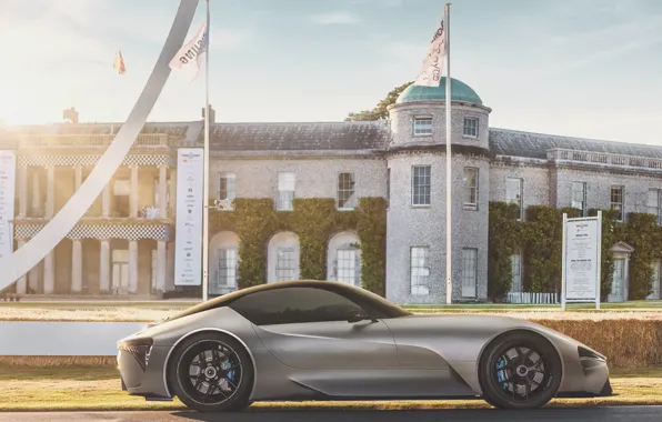 Lexus, Здание, Сбоку, Goodwood Festival, Electrified Sport Concept, Электрифицированный спортивный концепт, Фестиваль в Гудвуде, Lexus …