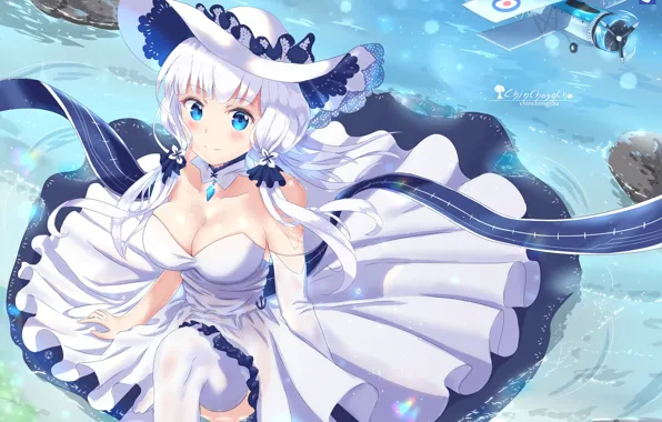 Девушка, аниме, арт, Azur Lane