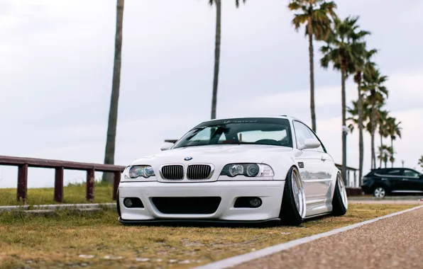 Авто, Белый, BMW, Машина, БМВ, Автомобиль, E46, BMW M3
