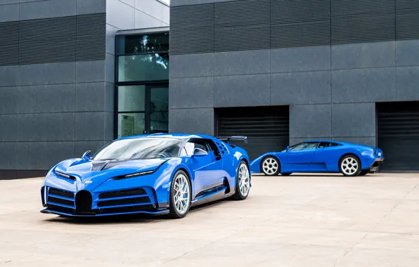 Картинка Bugatti, blue, Bugatti EB110 GT, EB 110, Centodieci, Bugatti Centodieci