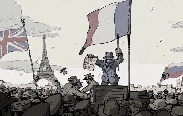 Картинка Париж, Игры, Война, Valiant Hearts: The Great War