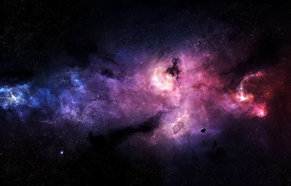 Картинка звезды, туманность, планета, Stefan Veselinov, Pyres Of Atonement