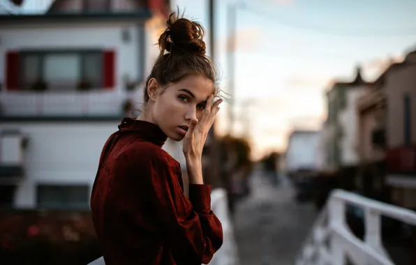Взгляд, город, Katie, Jesse Herzog
