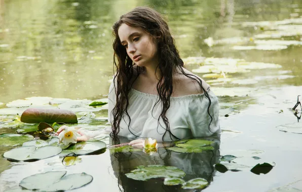 Офелия, Marie Dashkova, фотосессия в воде