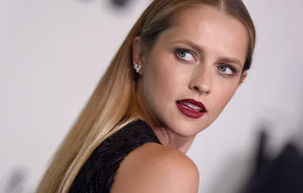 Взгляд, девушка, поза, макияж, актриса, hair, Teresa Palmer, Тереза Палмер