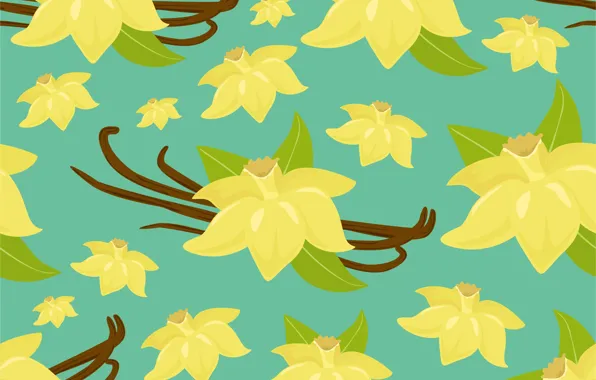 Цветы, фон, текстура, flower, ваниль, vanilla, Pattern