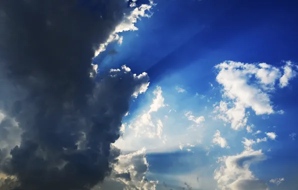 Relax, sky, blue, Cloud