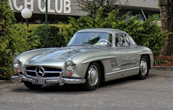 Mercedes, retro, old, 300SL