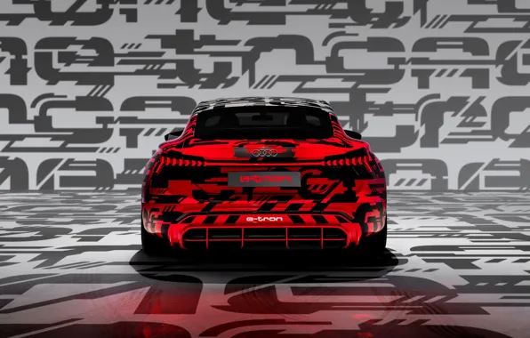 Audi, купе, 2018, корма, e-tron GT Concept, четырёхдверное