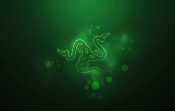 Картинка Green, Logo, Razer, Hi-Tech, Desktop wallpaper