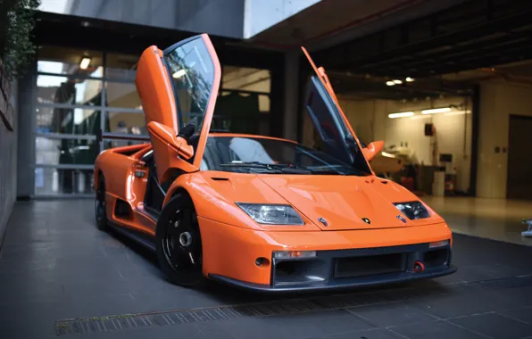 Lamborghini, Diablo, lambo door, Lamborghini Diablo GTR