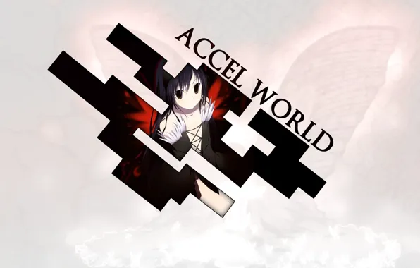 Anime, Silver Raven, Black Lotus, Haru, Accel World