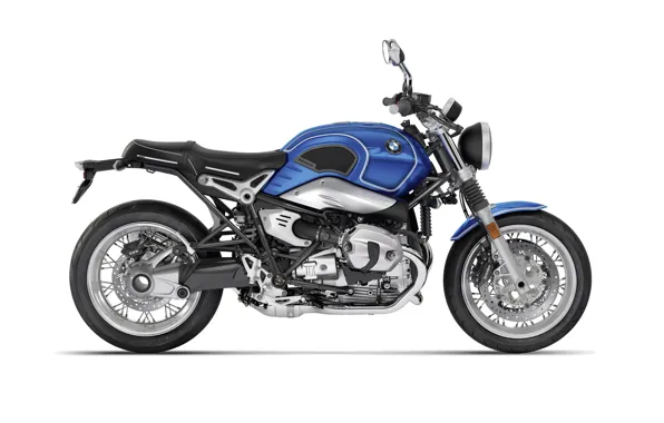 Картинка Синий, Мотоцикл, BMW R nineT