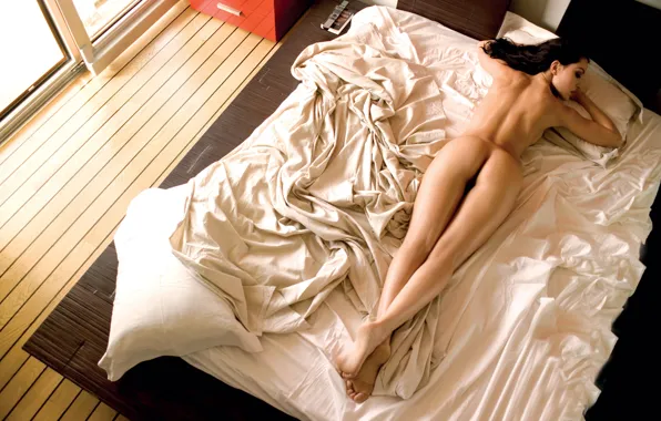 Girl, Hot, Sexy, Brunette, Nude