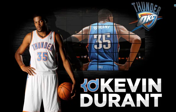 Баскетбол, basketball, nba, нба, Оклахома, Thunder, Kevin Durant, Oklahoma