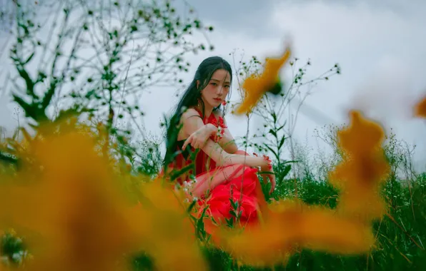 Flower, обои для рабочего стола, kpop, blackpink, блэкпинк, ким джису, kim jisoo, kim ji soo