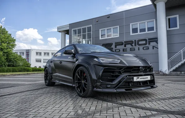 Lamborghini, Black, Prior Design, Urus, Lamborghini Urus