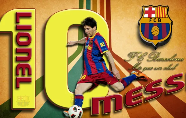 Wallpaper, sport, football, Lionel Messi, player, FC Barcelona, Mes Que un Club, More Then a …