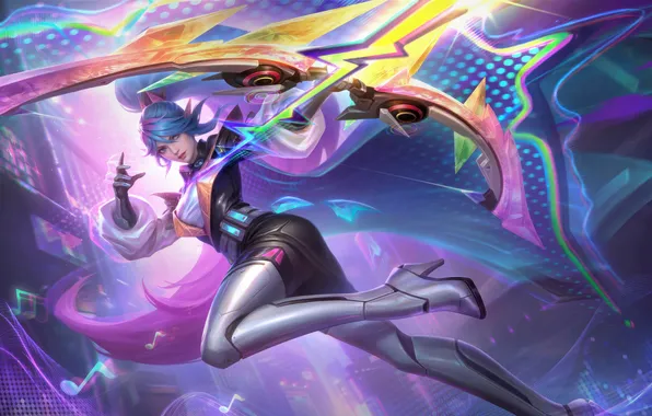 Art, Skin, MOBA, Miya, Mobile Legends, Mobile Legends Bang Bang, MLBB, Atomic Pop