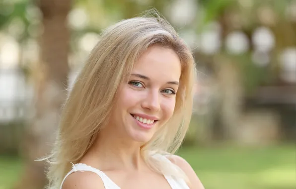 Model, Smile, Blonde, Face, Portrait, Danica Jewels