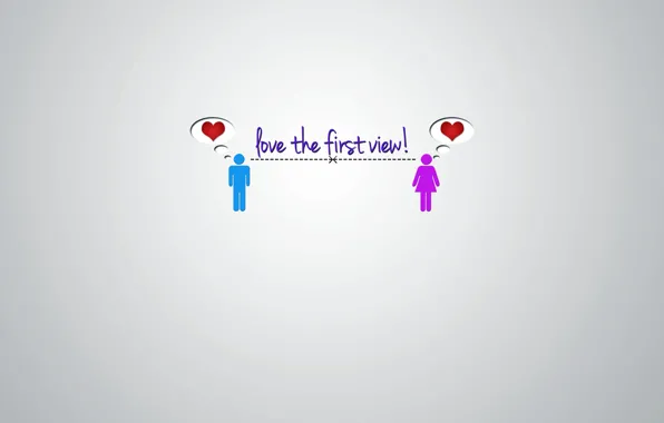 Minimalism, heart, Romantic, loving