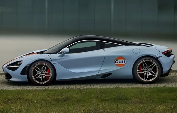 Sports car, спортивный автомобиль, McLaren 720S, McLaren Automotive, стремительные формы, Gulf Oil Livery by MSO