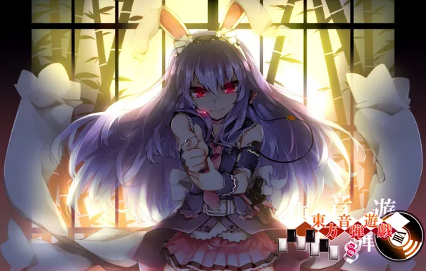 Взгляд, девушка, аниме, Touhou