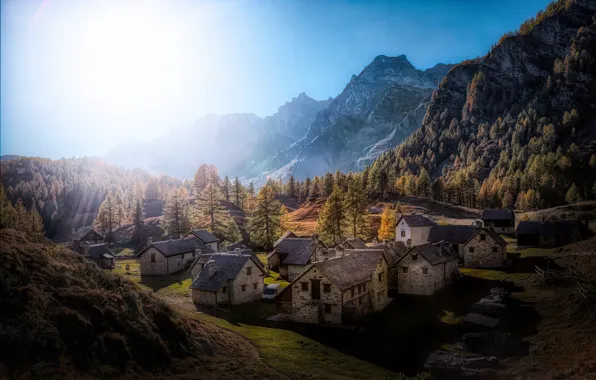 Italia, Piemonte, Crampiolo