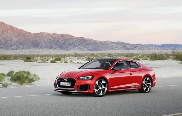 Audi, German, Red, RS5, 2018, Road, RS, A5