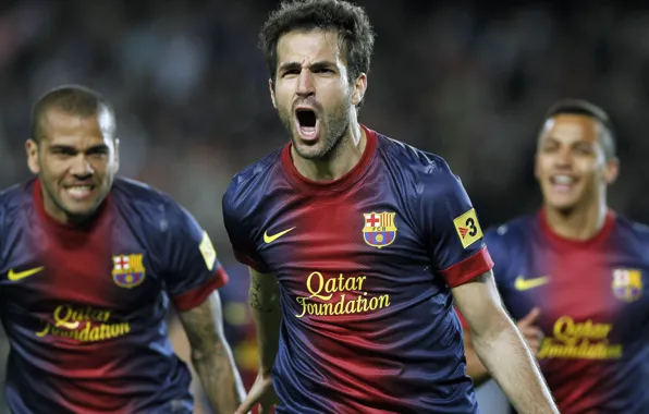 Спорт, Футбол, Nike, Барселона, Фабрегас, Fabregas, Football, Dani Alves