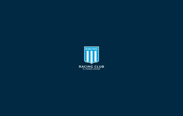 Картинка logo, shield, Argentine soccer, Racing Club
