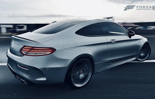 HDR, Mercedes, Benz, Drift, AMG, Coupe, C Class, Game