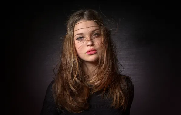 Картинка девушка, модель, волосы, портрет, Michele Spengler