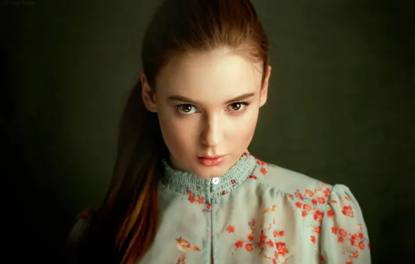 Картинка взгляд, девушка, причёска, Olga Boyko