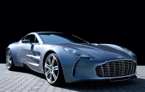 Aston Martin, фары, астон мартин, передок, One-77