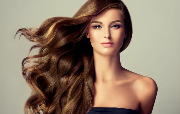 Картинка model, hair, brunette, look