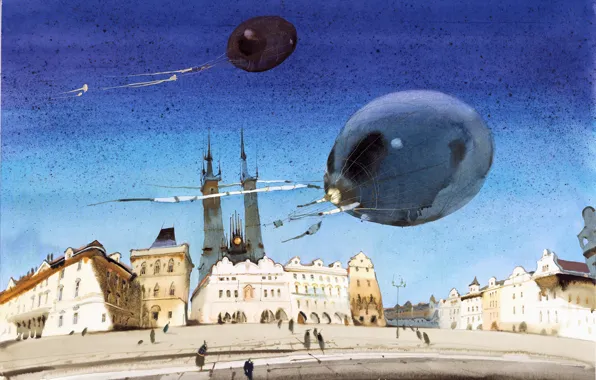Картинка воздушные шары, Аруш Воцмуш, Я тоже когда-то парил