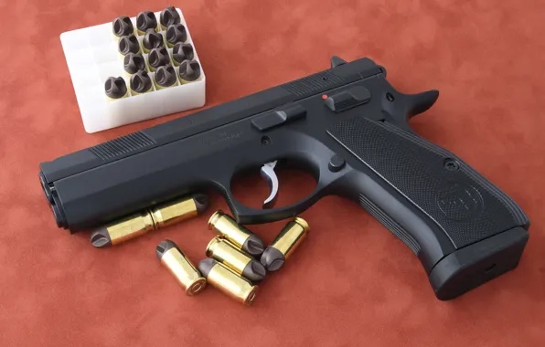 Пистолет, патроны, CZ 97B
