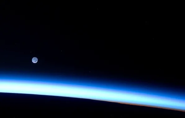 Light, blue, planet, atmosphere