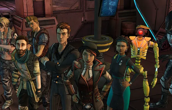Картинка Telltale Games, Fiona, Rhys, Tales From The Borderlands