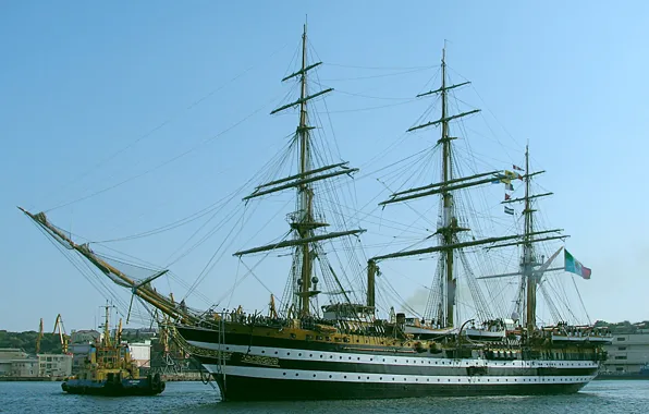 Парусник, учебный, Amerigo Vespucci