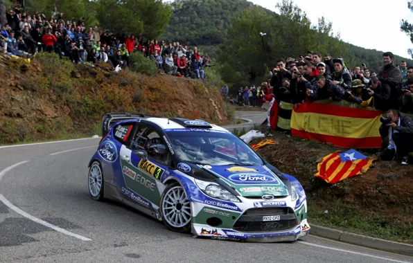 Ford, Поворот, WRC, Rally, Ралли, Fiesta, Latvala