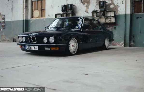 BMW, stance, E28