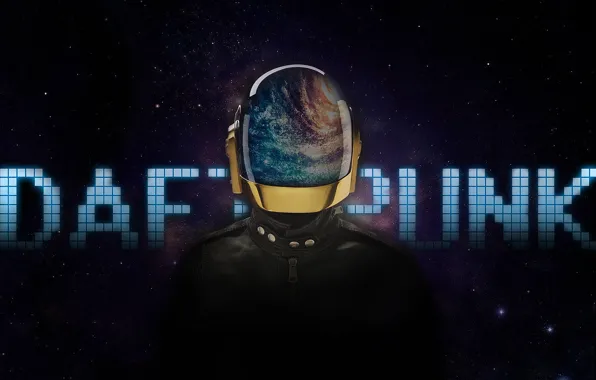 Космос, музыка, вселенная, черный, красота, арт, daft pank